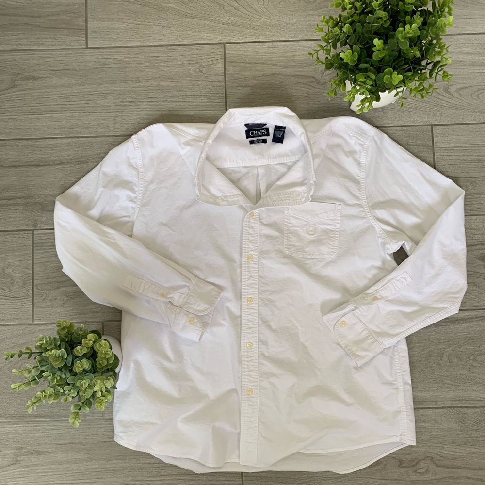 Chaps White Button Down